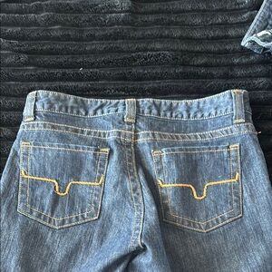 Kimes Ranch Blue Jeans with Gold Stitching